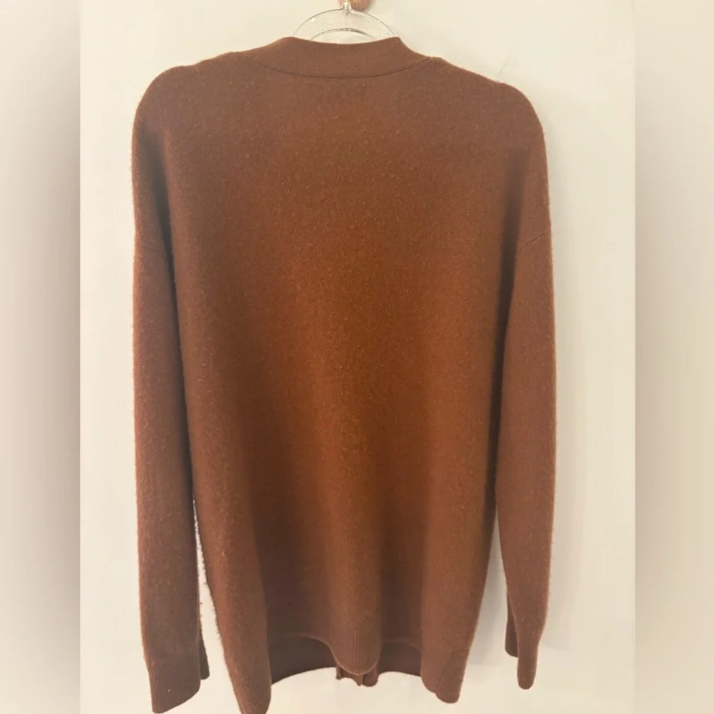 Nadaam brown cashmere cardigan sweater - Picture 5 of 5